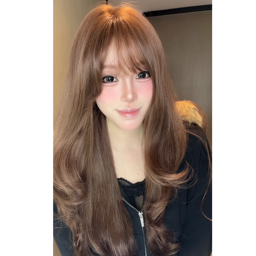 金元宝【可以不用戴发网的假发·古早美嘉】仿递针大头皮防风扣卷发