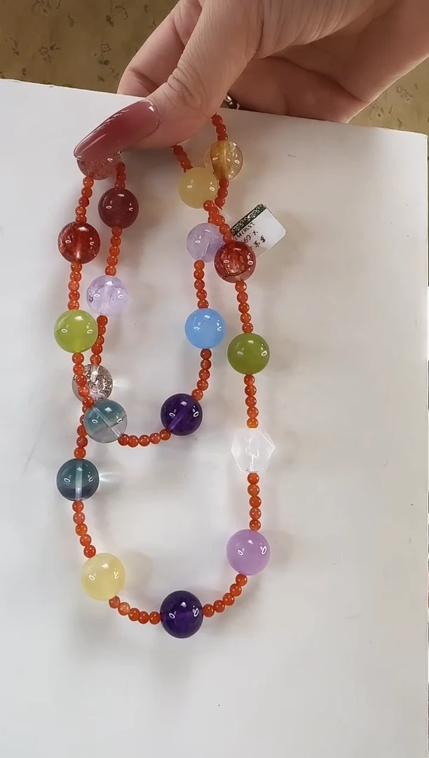 颈饰未镶嵌水晶项链