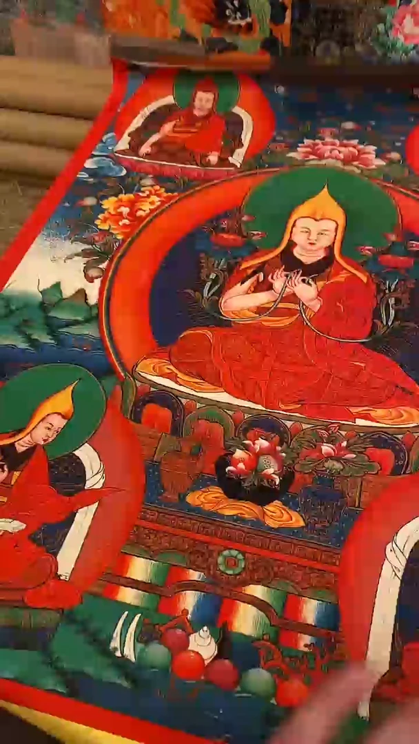 装裱画精美唐卡tk16061