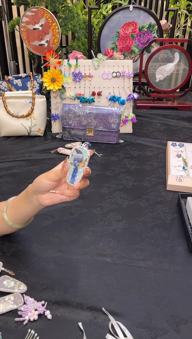 织绣简*点非遗手工苏绣饰品