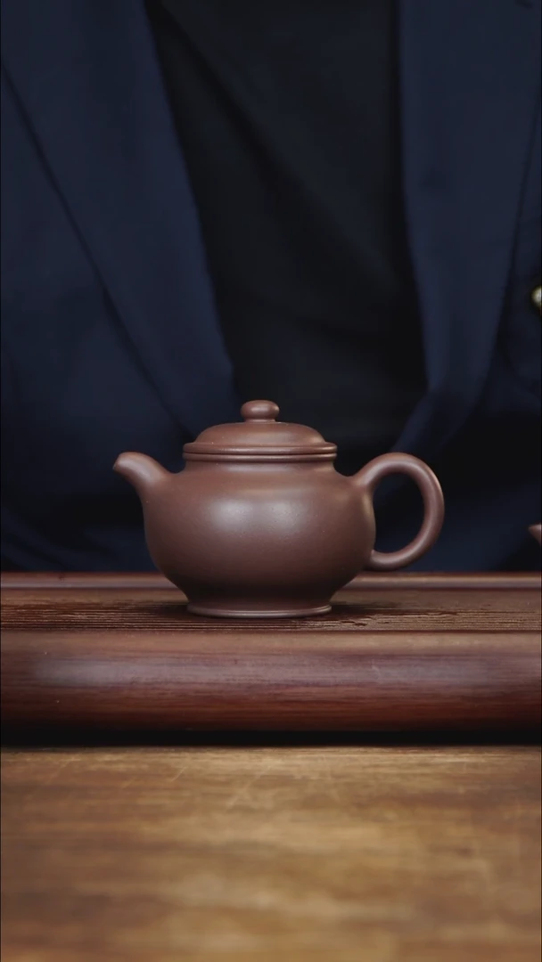 茶壶紫砂210ml 掇只 紫泥