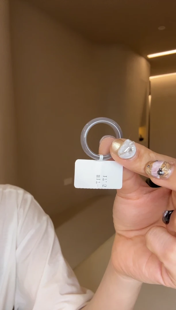 【闪购商品】和田玉戒指未镶嵌17码烟紫多样性发其一