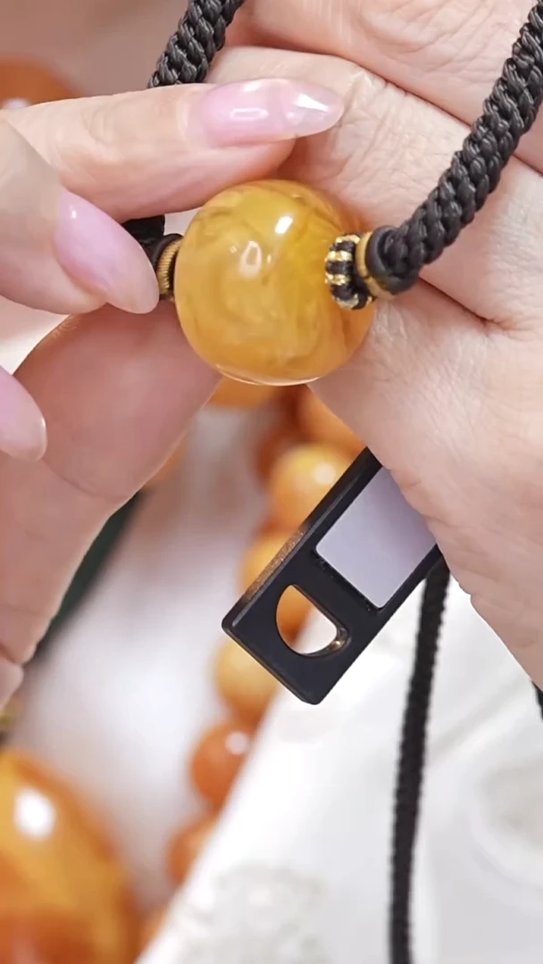 蜜蜡颈饰未镶嵌8059天然蜜蜡珠宝奇石云端妖孽全部保真