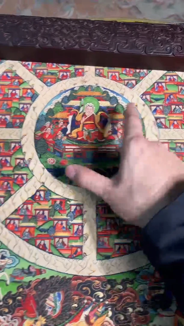 卷轴画路路的唐卡tk160