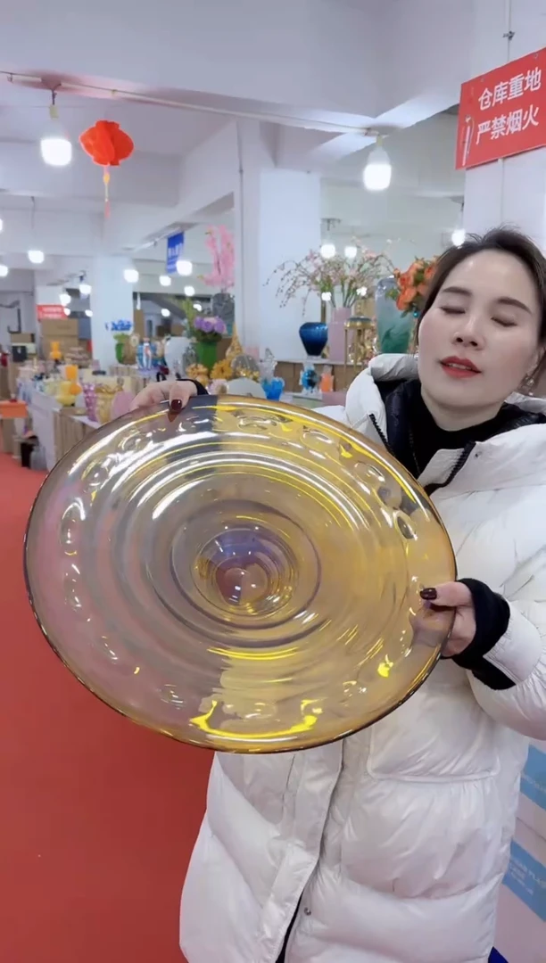 【闪购商品】无铅玻璃美全花器-n-早6