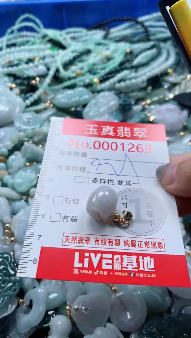 吊坠(不含链)未镶嵌翡翠1263