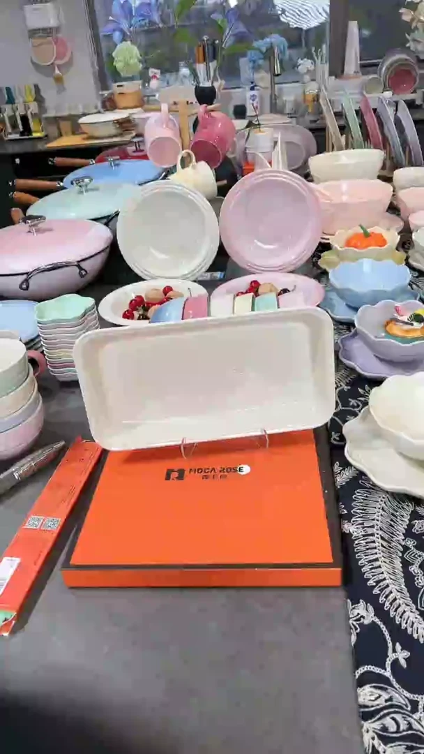 【闪购商品】瓷奶油白（11英寸）28cm炻彩鱼盘