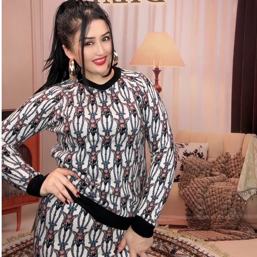 【新疆包邮】ADILA专属 今年最新爆款两件套时尚休闲秋冬女士圆领66