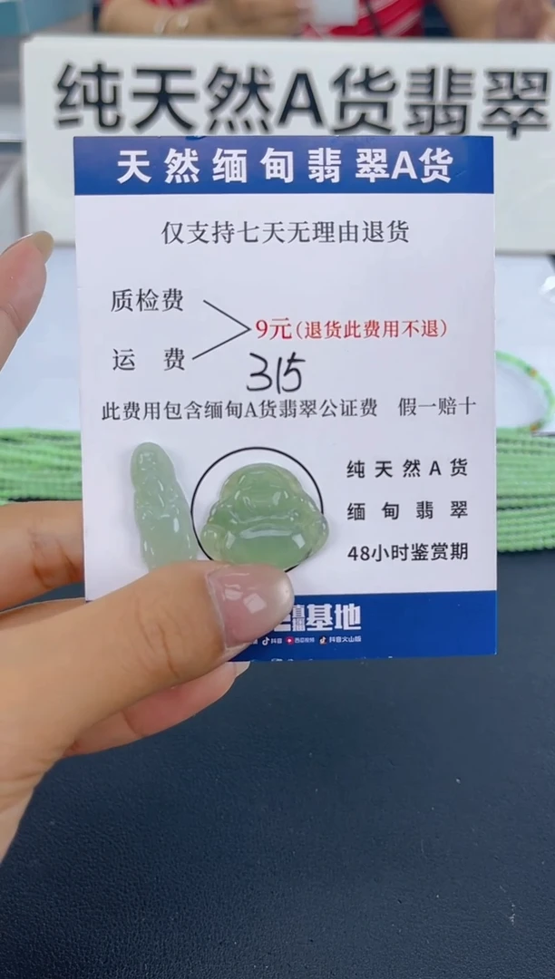 颈饰未镶嵌翡翠纯天然缅甸翡翠A货