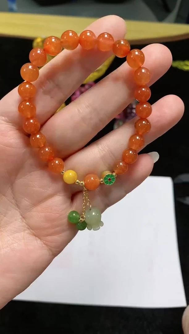 【闪购商品】南红玛瑙手链未镶嵌  G12475