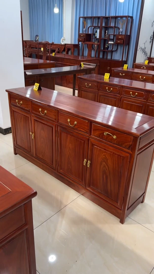 花梨木类柜类家具158*40*80餐边柜刺猬紫檀