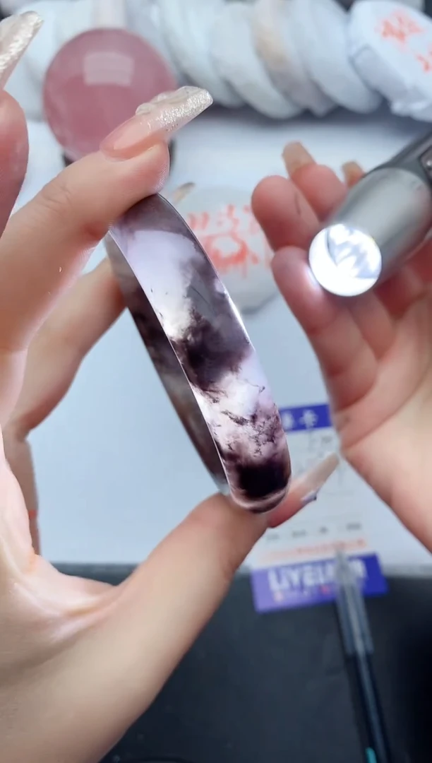 【闪购商品】石英质玉手镯未镶嵌F209+58/59