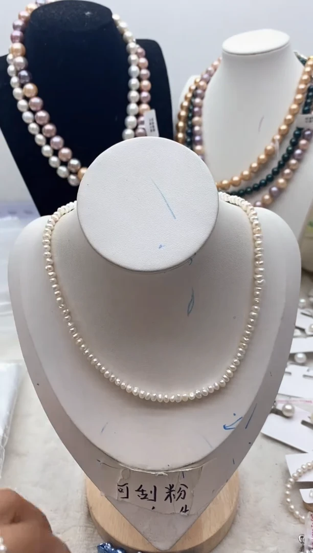 【闪购商品】淡水珍珠颈饰钛钢177