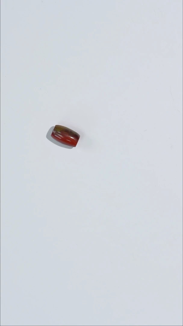 未镶嵌单珠南红玛瑙D****゜包浆桶珠