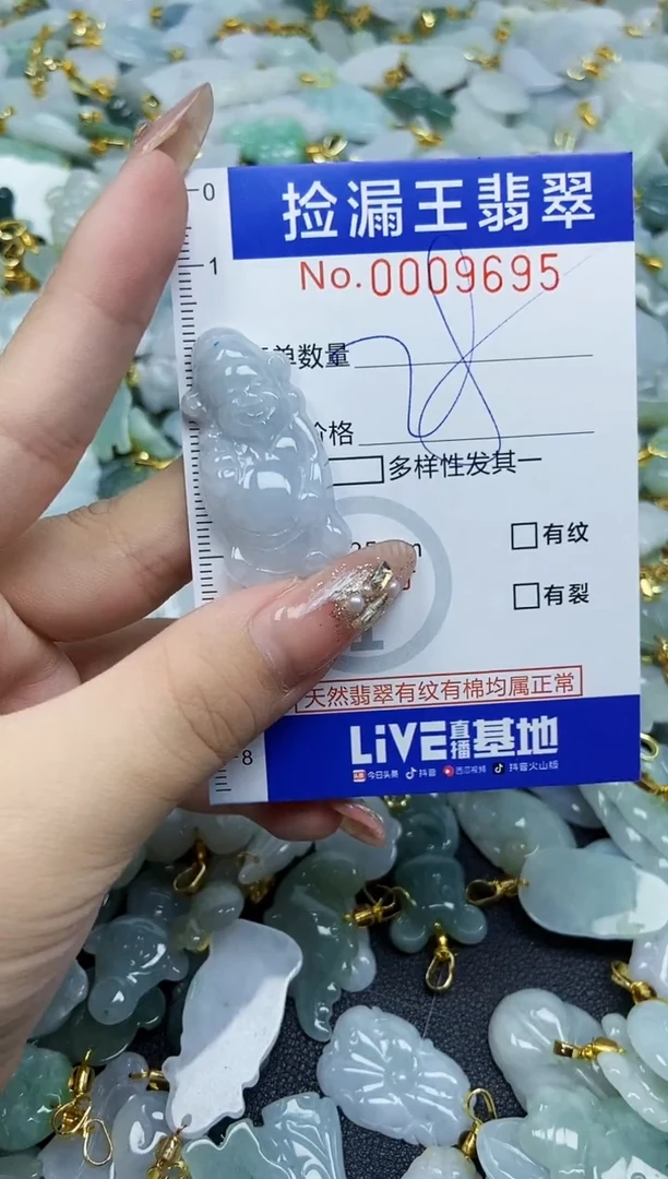 翡翠未镶嵌颈饰天然A货翡翠