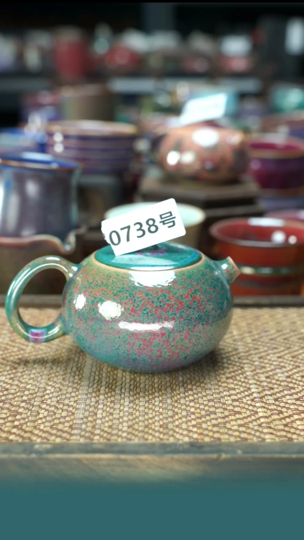 原产地原矿钧汝杯壶738