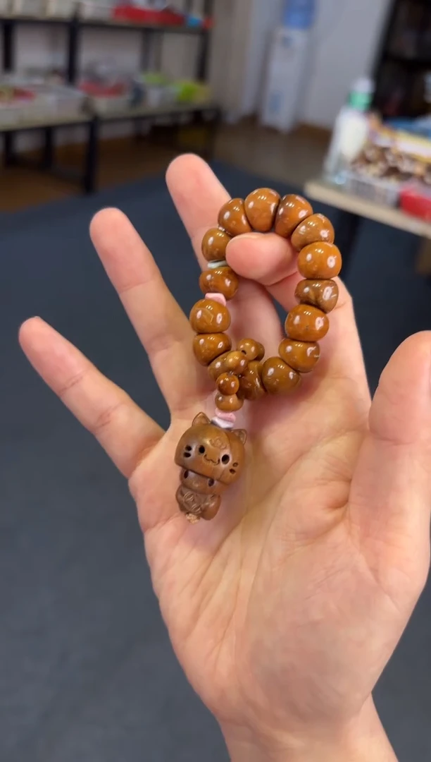 吊坠菩提根/象牙果 12库克大肠【喵了个咪】手捻