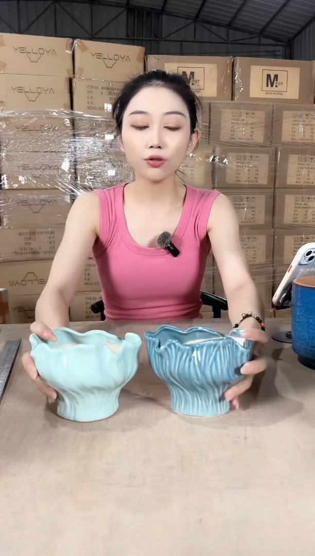 乱口缩脚浅绿+乱口缩脚深蓝15x10x10