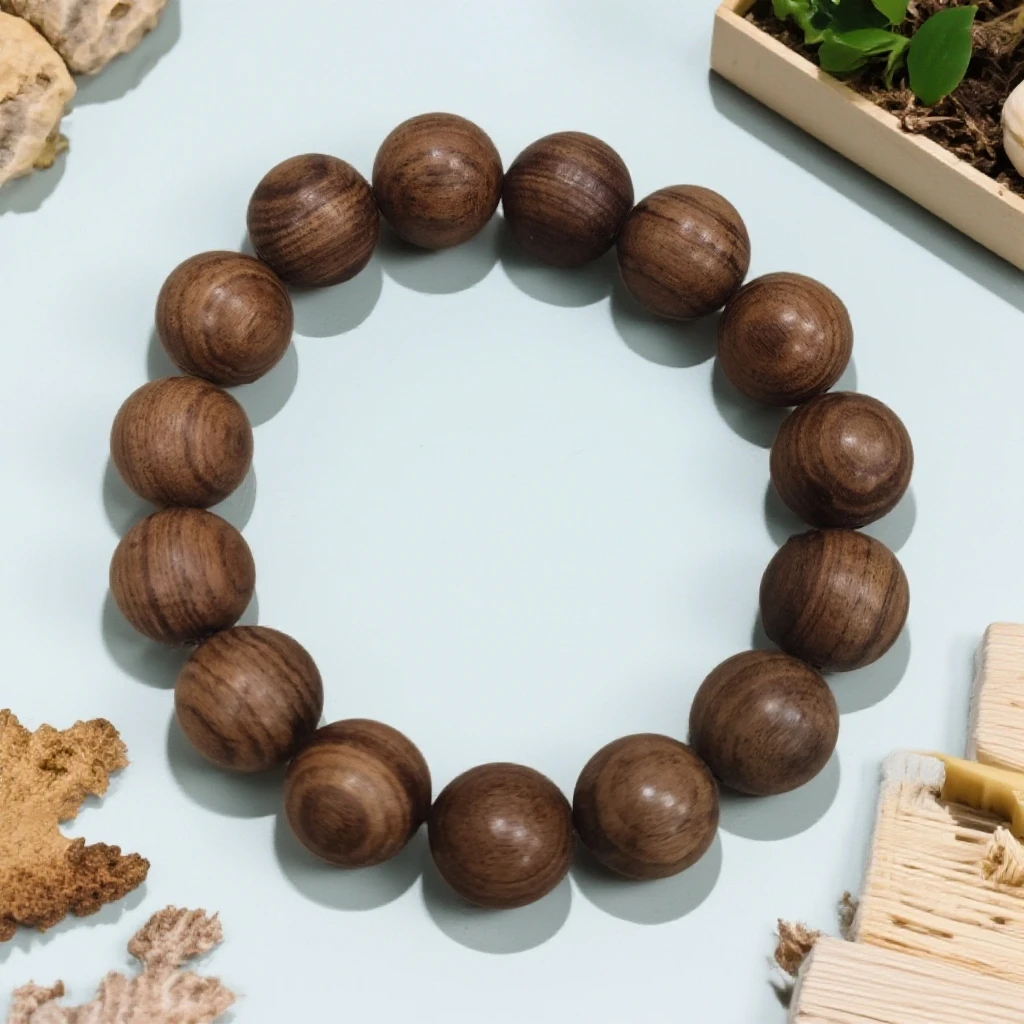 黄花梨 文玩手串 卡14-15  带礼盒  530