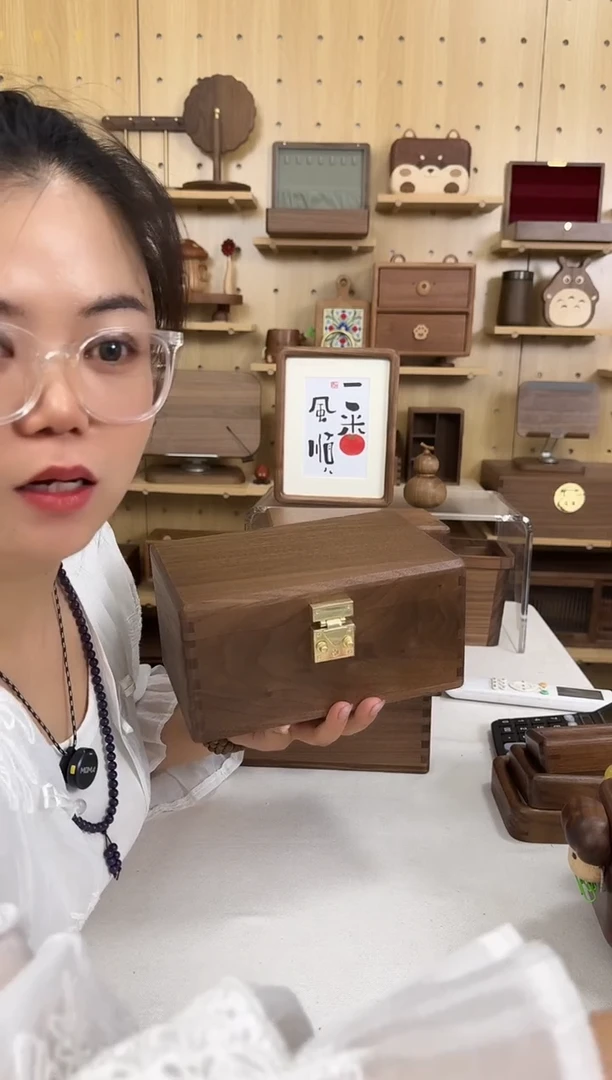木新品活动北美黑胡桃手镯盒