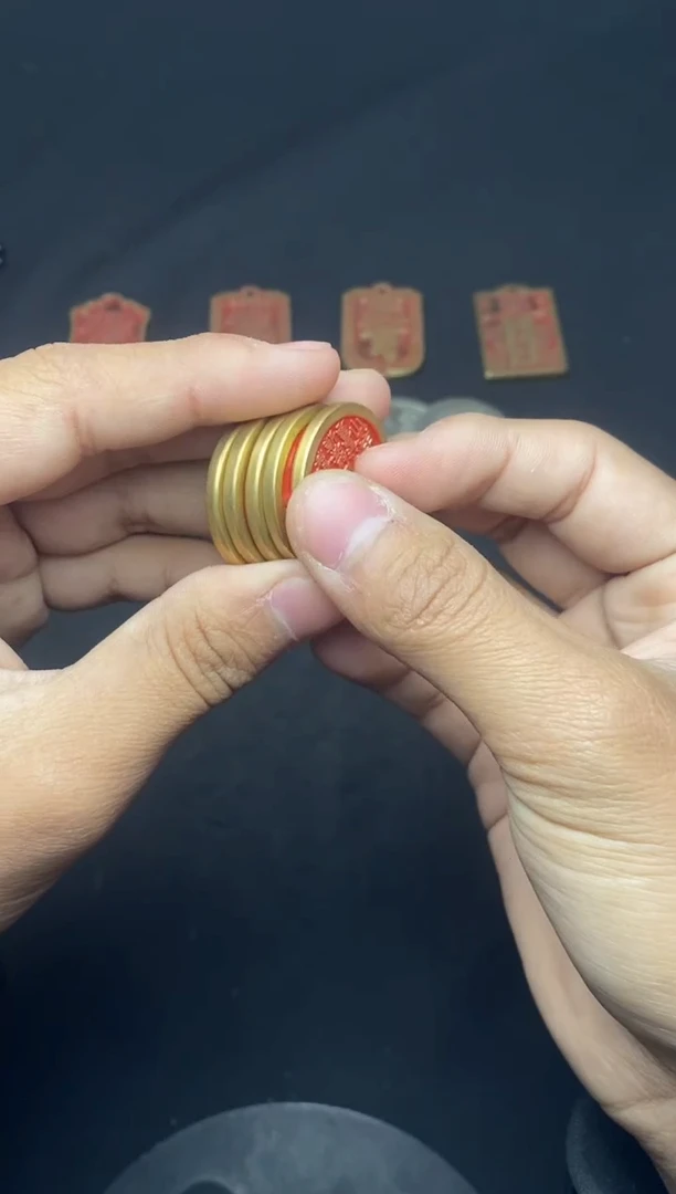 【闪购商品】铜一枚小红山鬼花钱