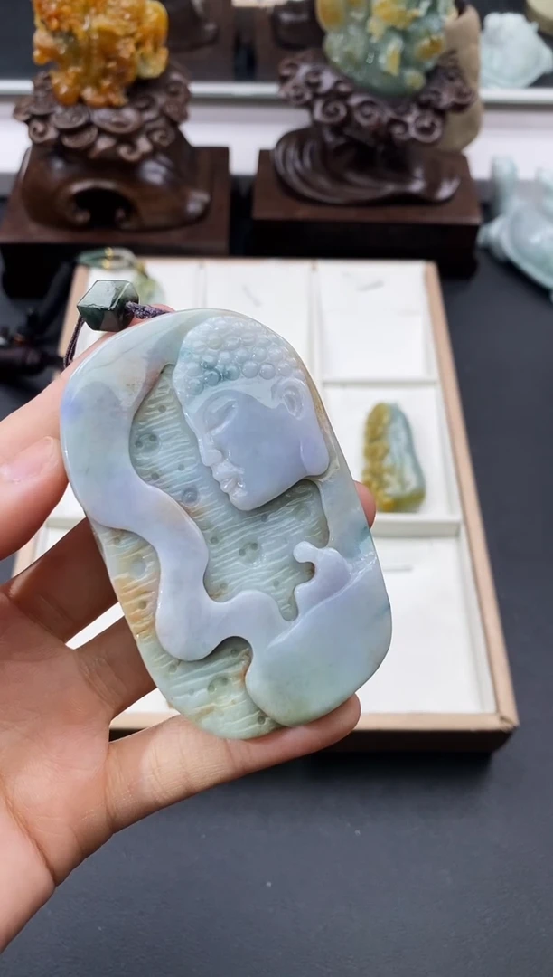 颈饰未镶嵌翡翠天然缅甸A货翡翠