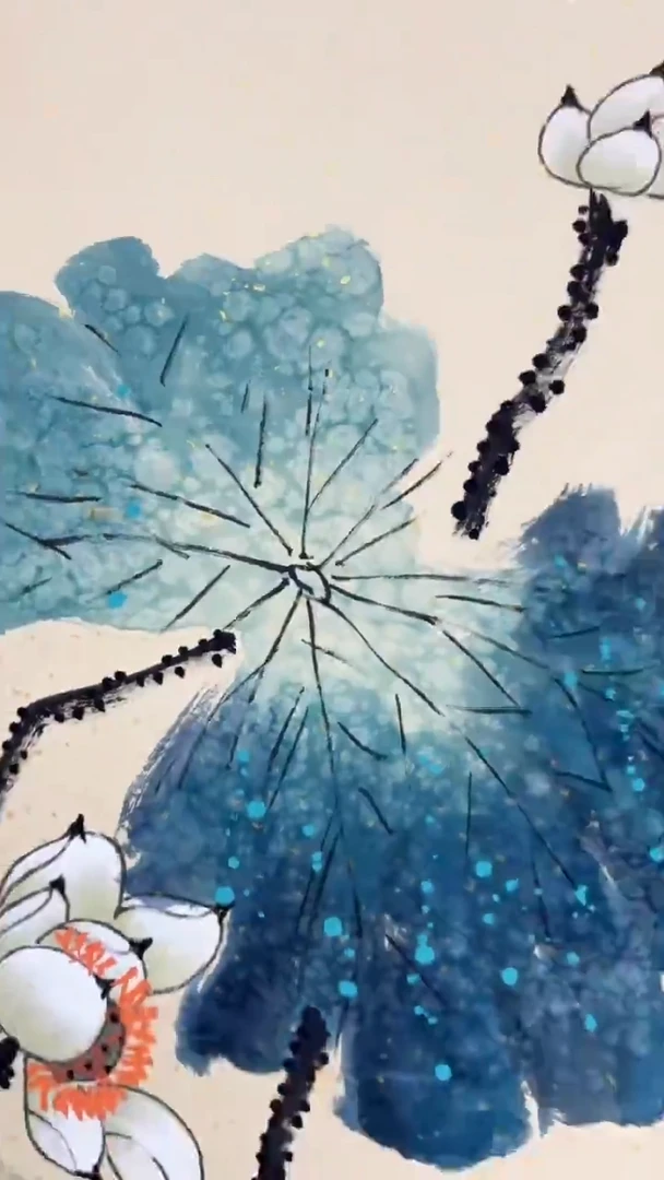 国画王炳杰手绘绘画作品11-12