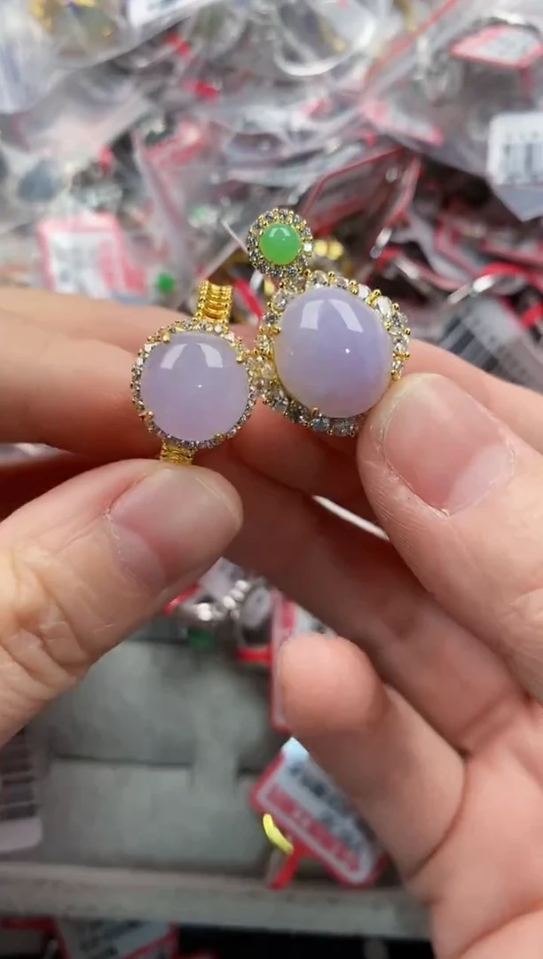 银S925镶嵌戒指翡翠2222-----4