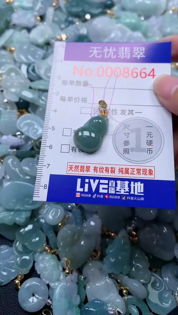 颈饰未镶嵌翡翠8664
