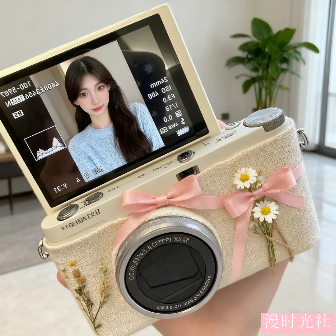 索尼联名RNABAU新款学生数码相机高清复古CCD自拍送女生日礼物儿