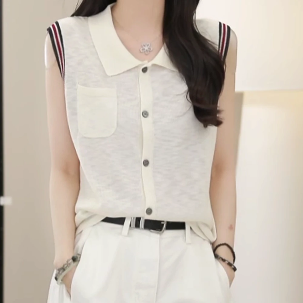 【克制优雅】2025夏季新款休闲T天-丝+亚麻设计师上衣C5