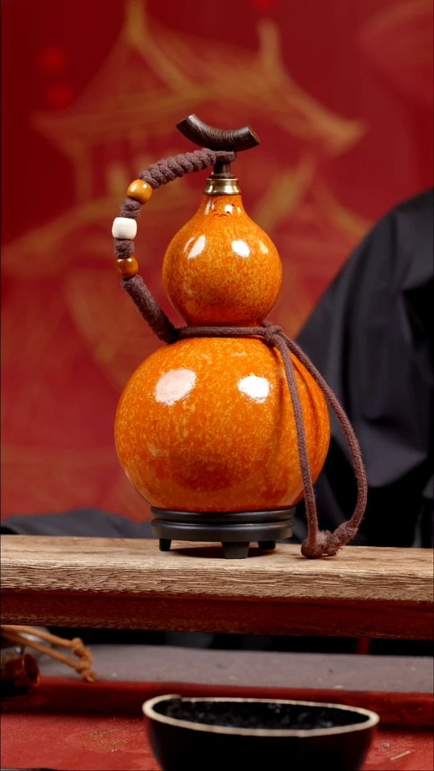 845尾货款大漆精品葫芦瑕疵