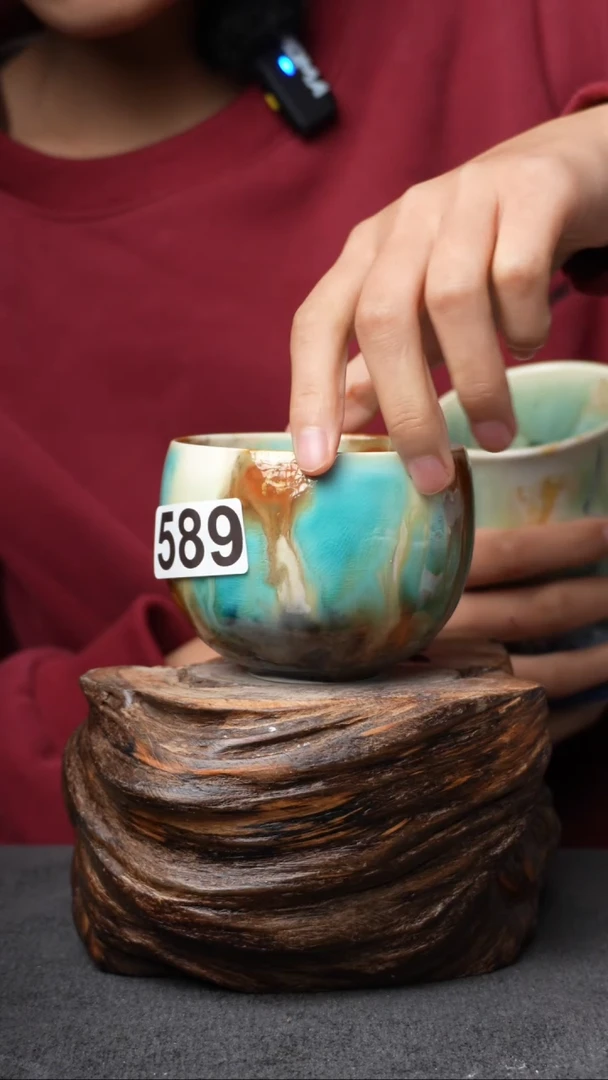 杯子陶瓷?***?589景德镇手工手创杯子 带冰裂纹