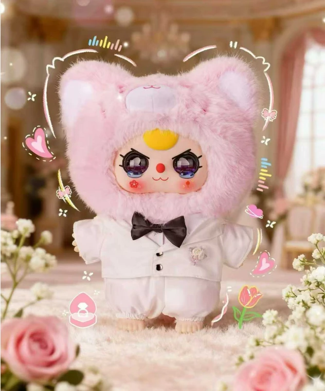 小怪  baby three娃三岁【浪漫婚礼】二次元潮玩盲盒可爱玩偶摆件