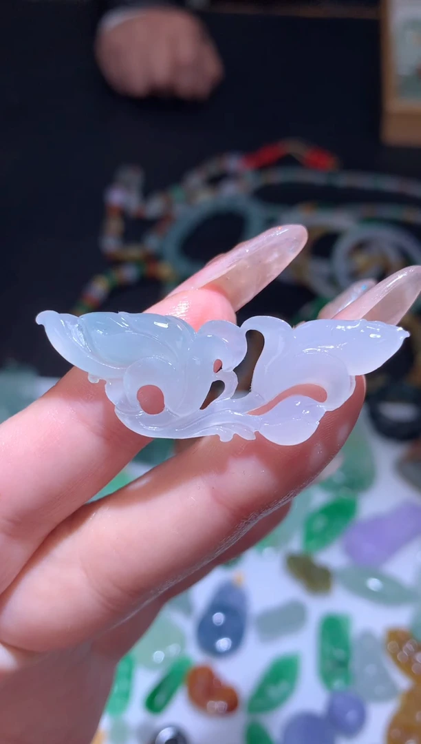 未镶嵌定制翡翠玉兰花