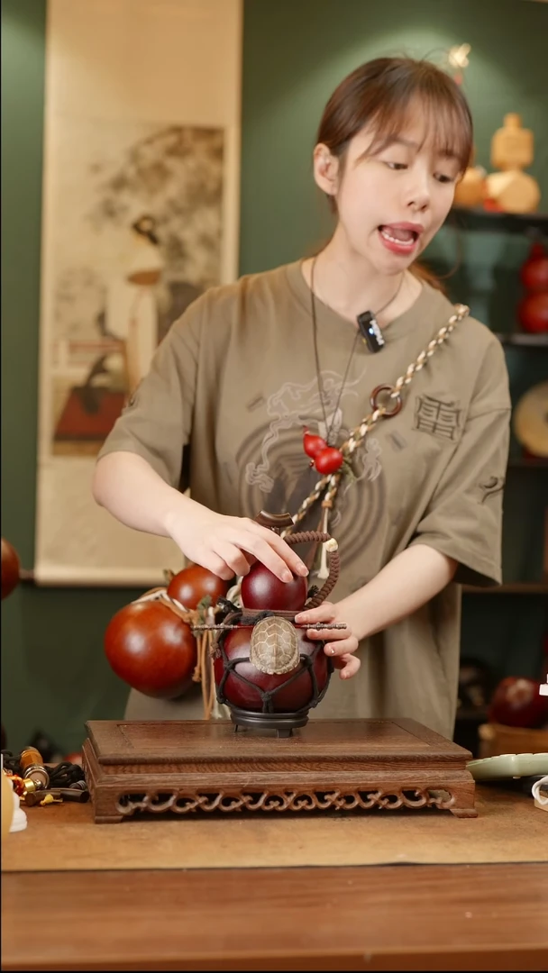 281号精品天然大漆酒葫芦一物一拍~