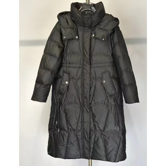 YT038 女款时尚修身长款90白鸭绒羽绒服24989