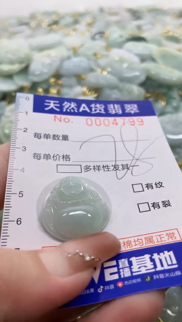 颈饰未镶嵌翡翠天然A货翡翠