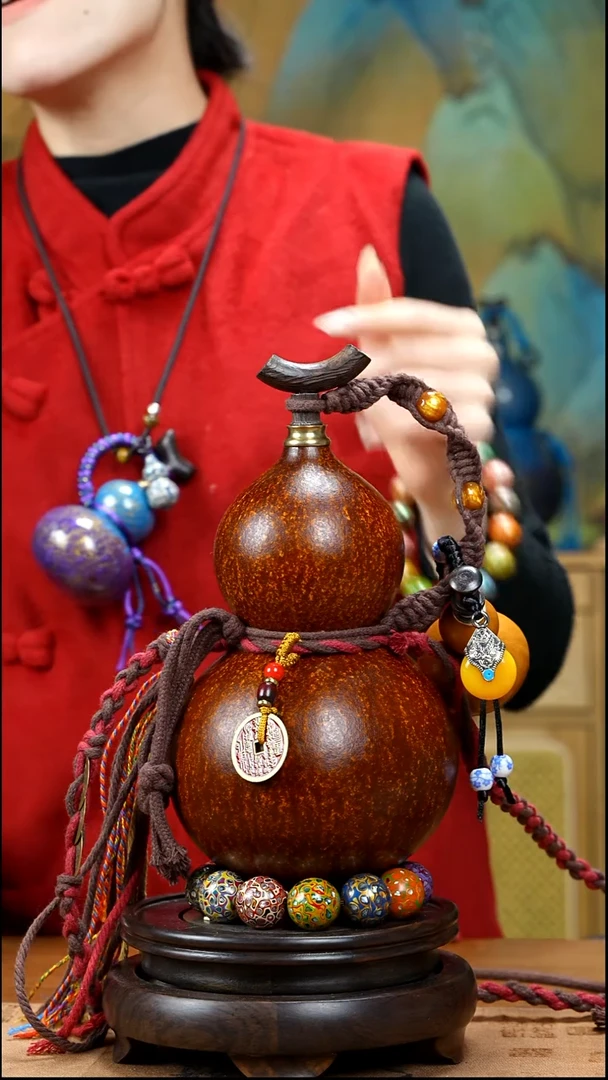 XK071藏绳款酒葫芦不包手串（现货现发）+原色小手捏