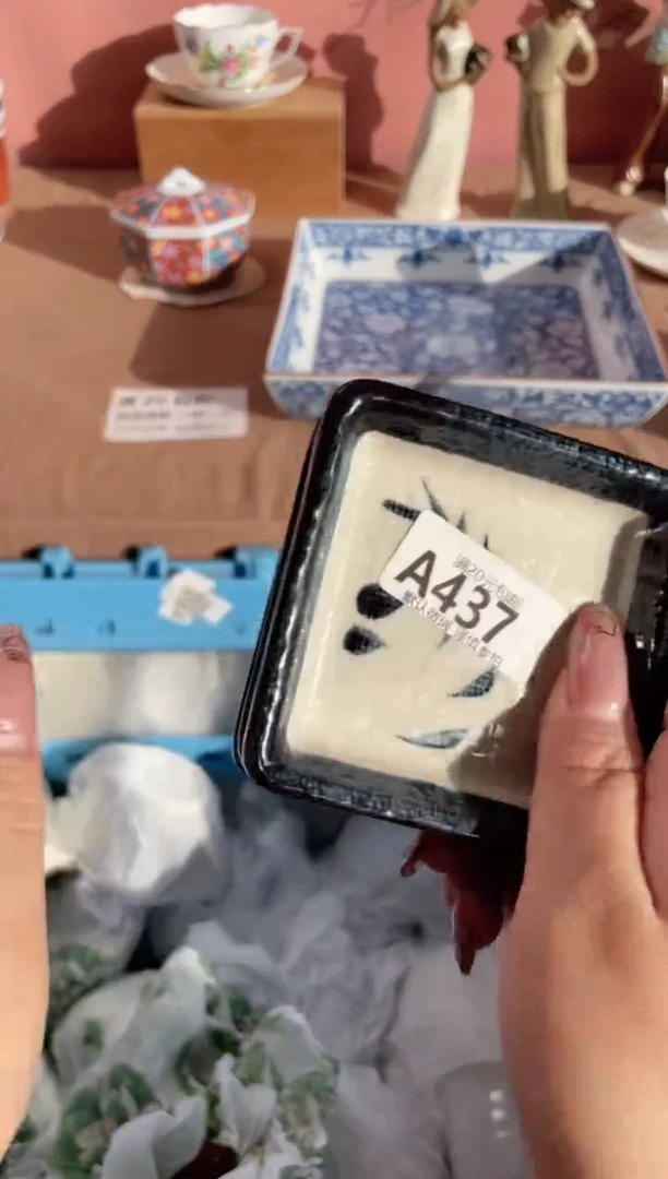 瓷片清****行瓷器瓷器A437