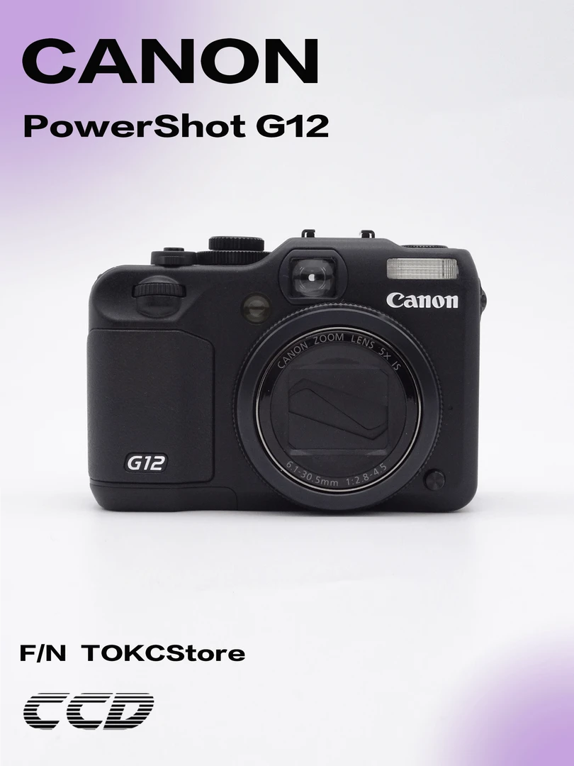 95新 Canon/佳能 佳能G12 翻转自拍网红机器 G7x2平替 ccd相机