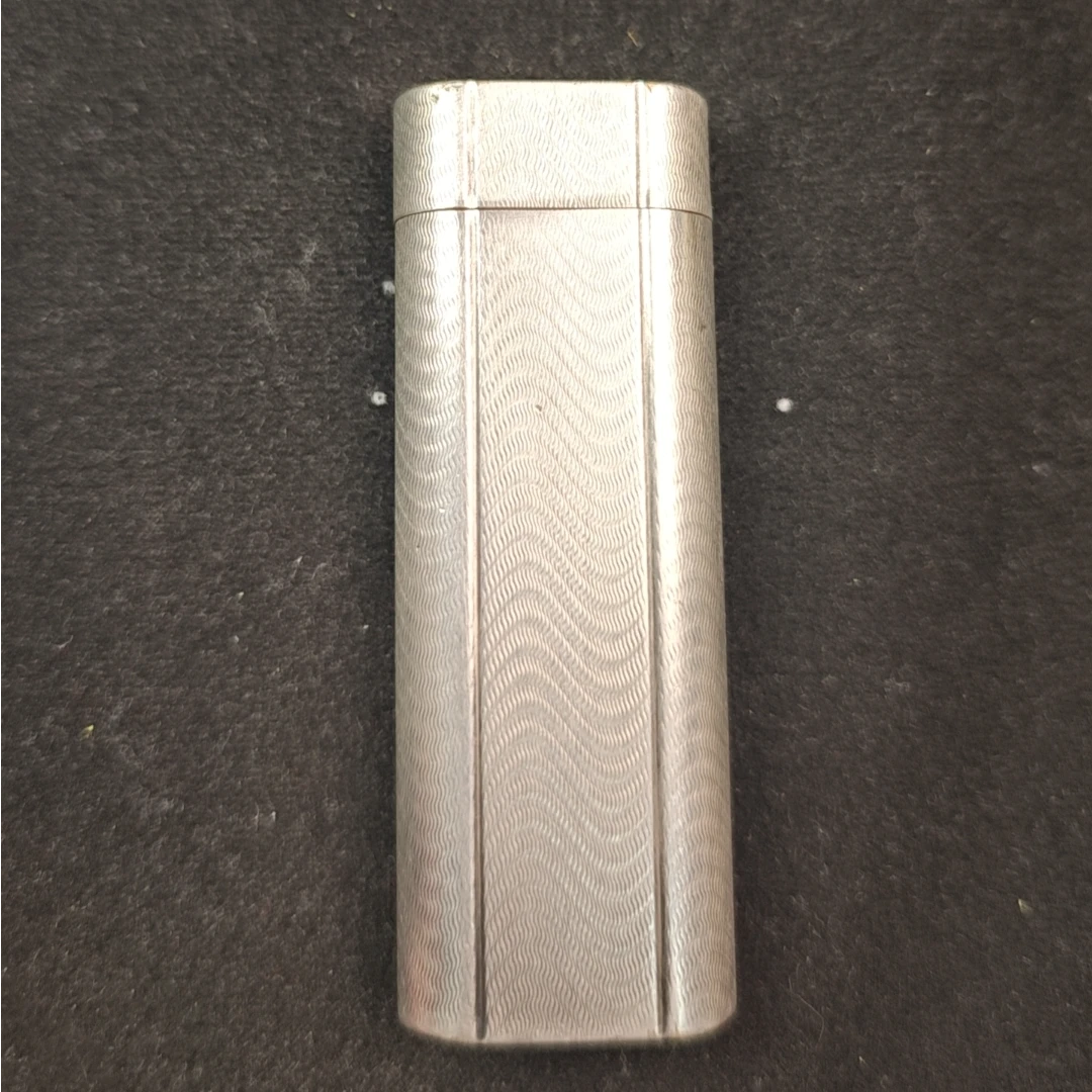 KDY银色水波纹充气打火机