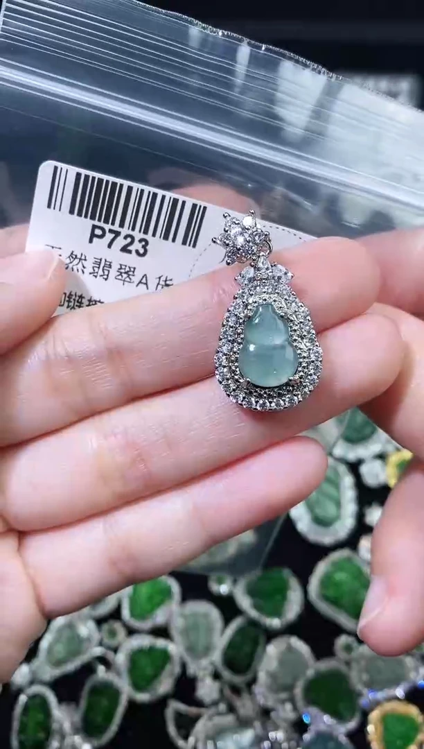 翡翠未镶嵌颈饰精美翡翠-多样性只发一件P723
