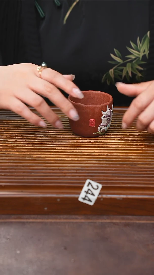 万古烧粗陶手工茶具