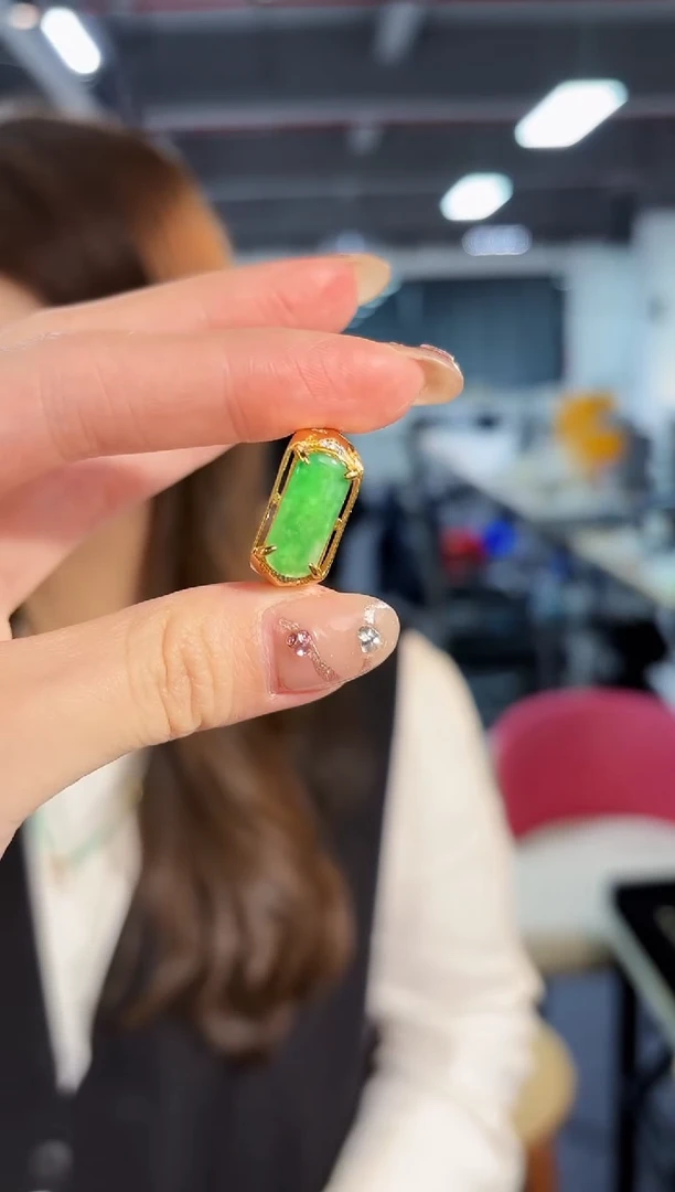 【闪购商品】翡翠戒指未镶嵌缅料A货/支持复检/一件