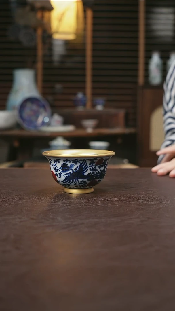 杯景德镇陶瓷杯碗柴烧多人