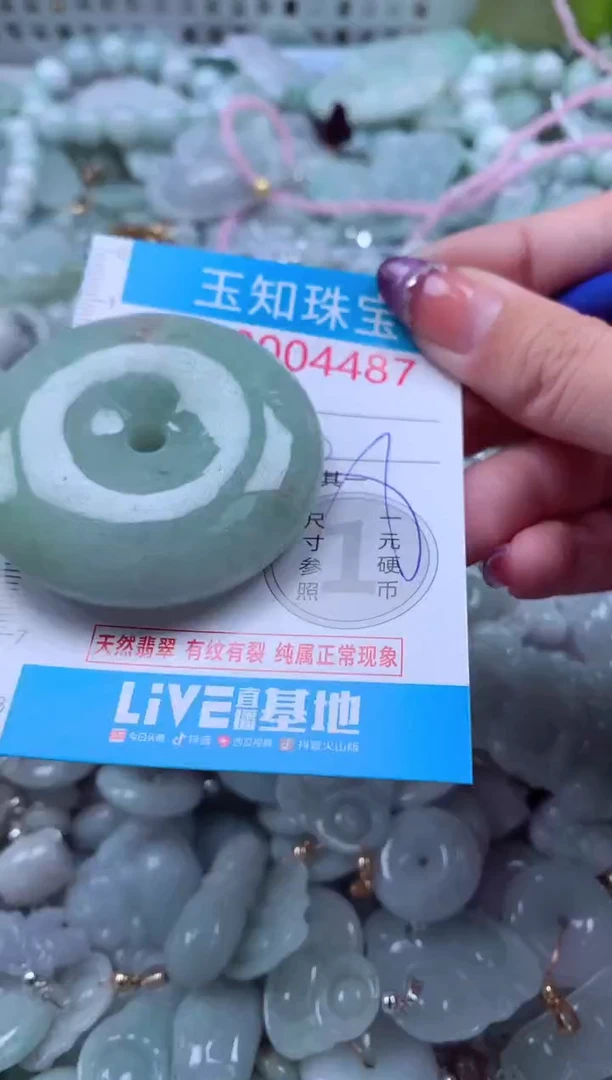 翡翠未镶嵌吊坠(不含链)4487