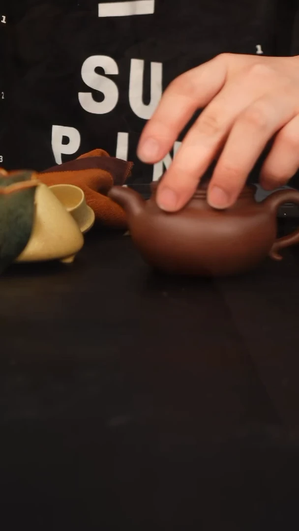 茶壶紫砂合瓢  120CC  降坡 捂灰