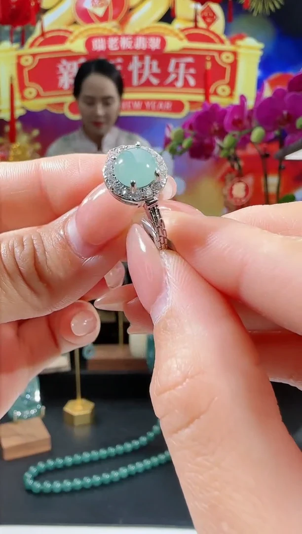 【闪购商品】翡翠戒指合金戒指多样性发一