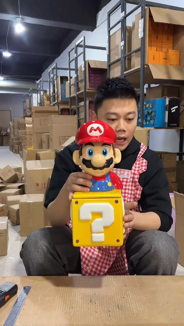 【闪购商品】杯马里奥问号收纳罐套组